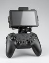 Mobile Gaming Controller with Smartphone Mount Royalty Free Stock Photo
