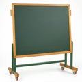 Mobile Green Chalkboard on White Background Royalty Free Stock Photo