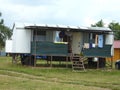 Mobile home in Czech Republic Royalty Free Stock Photo