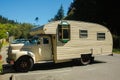 Mobile home oldtimer Royalty Free Stock Photo