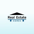 Mobile home sales business logo design Royalty Free Stock Photo