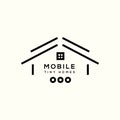 Mobile homes vector logo