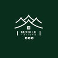 Mobile homes vector logo