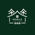 Mobile homes vector logo