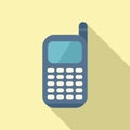 Mobile icon flat vector. Web interface Royalty Free Stock Photo