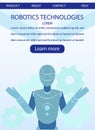 Mobile Landing Page Advertise Robotic Technologies