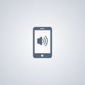 Mobile loudness, vector best flat icon Royalty Free Stock Photo