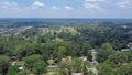 Mobile, manufactured homes near new development single family houses area in Richland Westside Park, Rankin County, Mississippi, Royalty Free Stock Photo