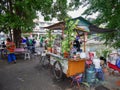 Mobile market stand in Thailand