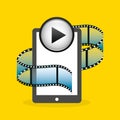 Mobile media player icons
