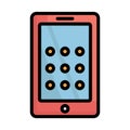 Mobile, mobile interface Vector icon which can easily modify Royalty Free Stock Photo