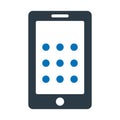 Mobile, mobile interface Vector icon which can easily modify Royalty Free Stock Photo