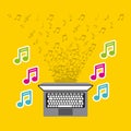 Mobile music commerce online Royalty Free Stock Photo