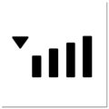 Mobile network glyph icon