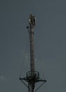 Mobile operator`s tower Royalty Free Stock Photo
