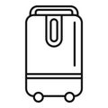 Mobile oxygen treatment icon outline vector. Therapy care Royalty Free Stock Photo