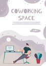 Mobile Page Advertising Modern Coworking Space