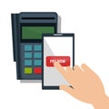 mobile payments concept icon Royalty Free Stock Photo
