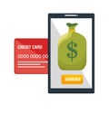 mobile payments concept icon Royalty Free Stock Photo