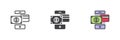 Mobile Payments different style icon set