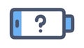 Mobile Phone Battery Query, Device Power Status, vector design Generative AI Royalty Free Stock Photo