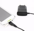 Mobile phone charger Royalty Free Stock Photo