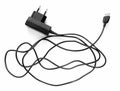 Mobile phone charger Royalty Free Stock Photo