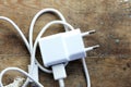 Mobile phone charger Royalty Free Stock Photo