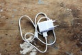 Mobile phone charger Royalty Free Stock Photo