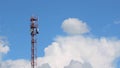 Mobile phone communication celullar radio tower, microwave antenna, transmitter