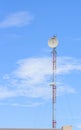 Mobile phone communication repeater antenna tower Royalty Free Stock Photo