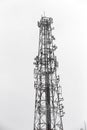 Mobile phone communication repeater antenna tower Royalty Free Stock Photo