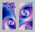 Mobile phone cover back with beautiful Pattern in fractal design Royalty Free Stock Photo