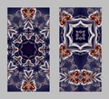 Mobile phone cover back with beautiful Pattern in fractal design Royalty Free Stock Photo