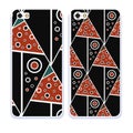 Mobile phone cover back pattern, template. Vector illustration. Editable elements under clipping mask.