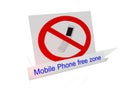 Mobile Phone free zone Royalty Free Stock Photo