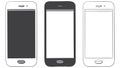 Mobile Phone Hand Drawn Vector Icon Set Royalty Free Stock Photo