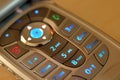 Mobile Phone, Illuminated Keypad Royalty Free Stock Photo