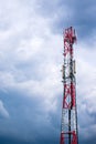 Mobile phone network GSM communication repeater antenna Royalty Free Stock Photo