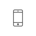 Mobile phone outline icon