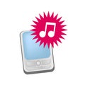 Mobile phone ringtones vector