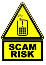 Mobile phone scams. The sign