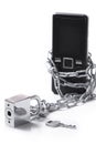 Mobile phone security Royalty Free Stock Photo