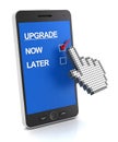 Mobile phone upgrade concept