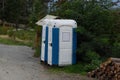 Mobile plastic wc for forest workers