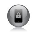 Mobile protection icon web button