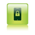 Mobile protection icon web button