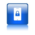 Mobile protection icon web button