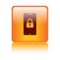 Mobile protection icon web button