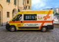 Mobile resuscitation unit operated by Croce Verde Camogliese headquartered in Camogli, Italy